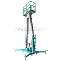 200kgs 6m 7m 8m 9m 10m 11m Dual Mast Mobile Aluminium Work Platform 2