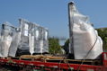 Aplifts Full Electric Stacker are loaded for export.