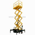Scissor Lift Type Work Platform Truck with Good Supervision of Production