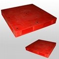 1100*1100*150 /170 /180 mm 3 runners closed deck plastic pallet  1