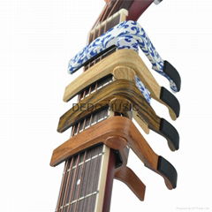 OEM Free Aluminium Guitar Capo Colors / Wooden Available in Big Stock
