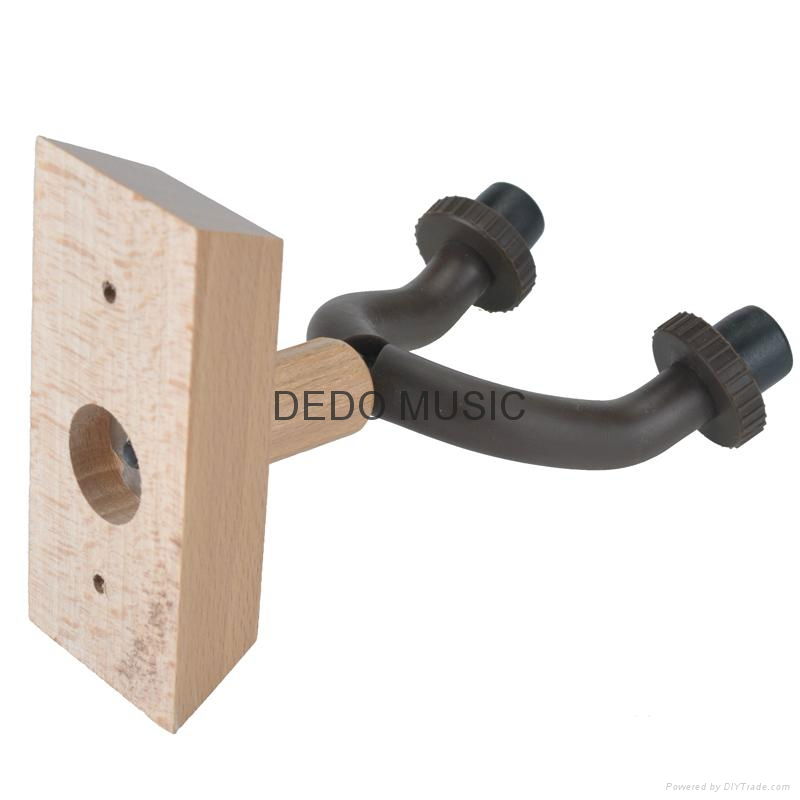Real Solid Wood  Guitar Hanger Suitable for Violin and  Ukulele  3