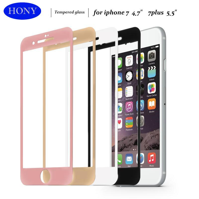 3D Curved Full Cover Screen Protector for Iphone 7 7 Plus Tempered Glass