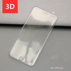 3D Curved Full Screen Tempered Glass Screen Protector for iphone 6 6 plus 7