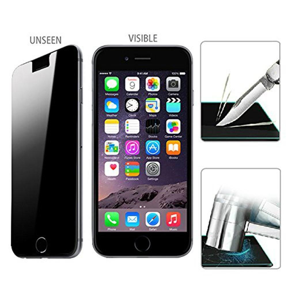 For Iphone 6 6 plus 7 7 plus privacy tempered glass screen protector 4