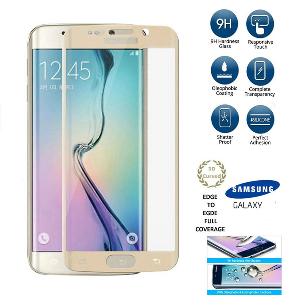 Samsung Galaxy S3 S4 S5 S6 S7 S8 S8 Edge Tempered glass Screen Protector 4