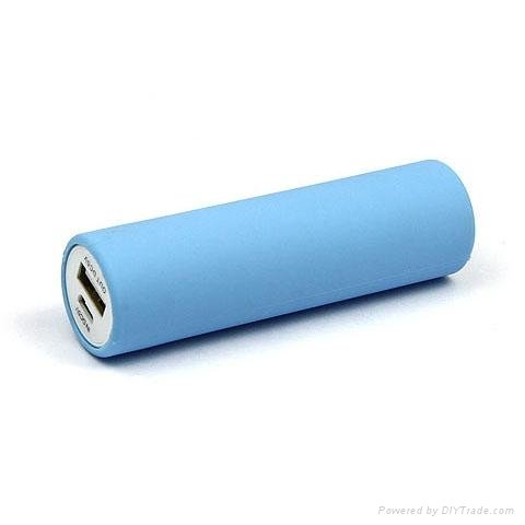 2200mAh 2600mAh Circle Power Bank Mobile Charger For Promotions