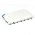 1800mAh 2000mAh 2500mAh Plastic Name Card Mobile Power Bank OEM Logo 2