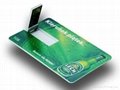 Promotional Gift Thinest Credit Card Flash Memory High Speed USB 2.0 1GB to 32GB