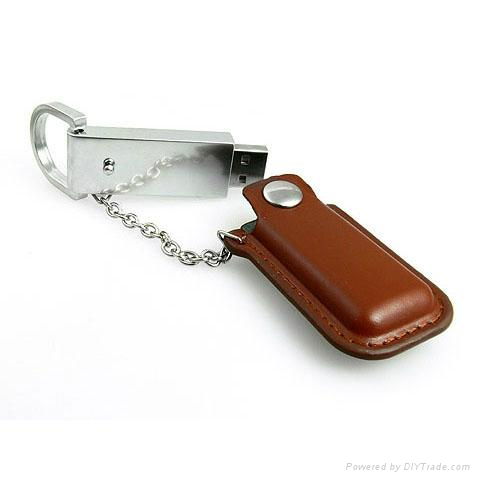 PU leather USB memory stick usb pen drive wholesale free logo flash drive memory