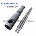 conical twin screw barrel for CMT80