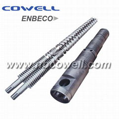 65/132 conical twin screw barrel
