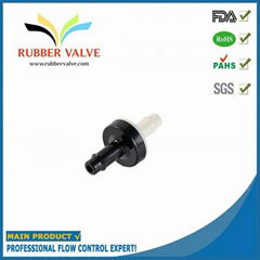 1/4” plastic air control pvc one way flap check valve