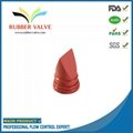 Micro rubber air valve, low pressure