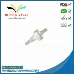 mini medical grade plastic check valve