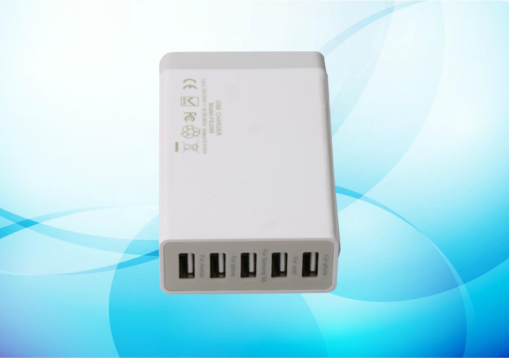 5 USB Simple multipul  charger  3