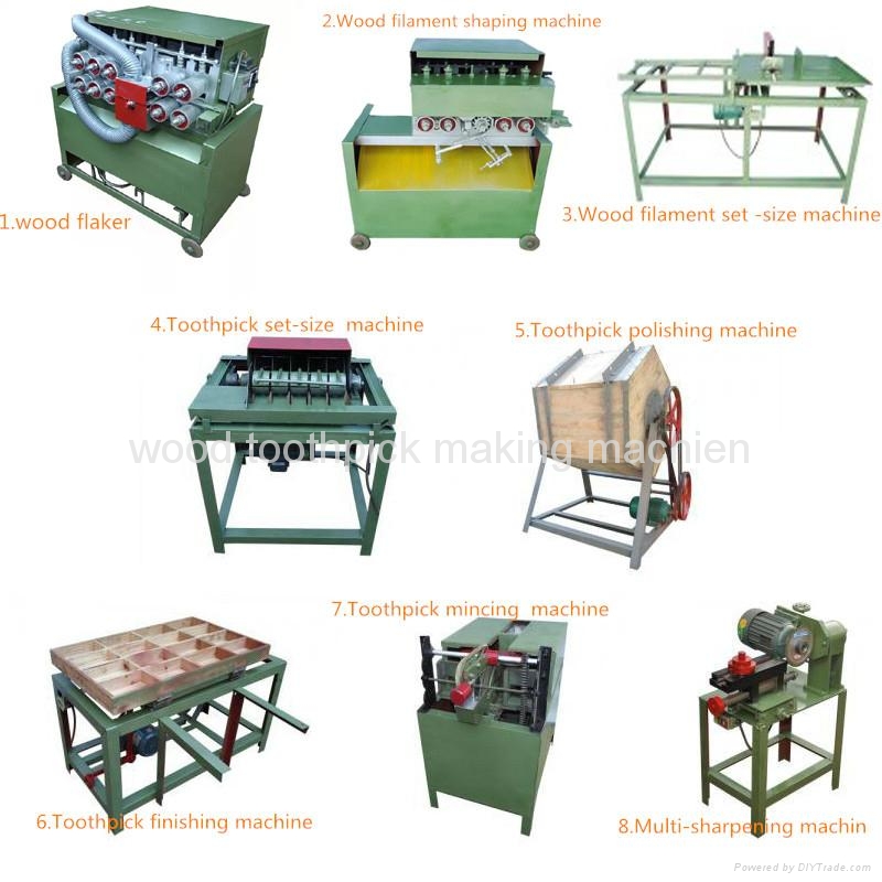 Wood toothpick making machine or wood toothpick maker line UD1 UD