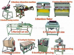 bamboo toothpick making machine or