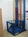 guide rail cargo lift elevator