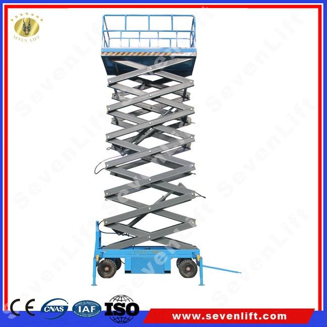 4-20M hydraulic mobile scissor lift platform 5