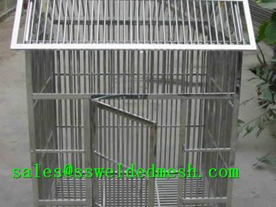 Stainless steel welded pet cage 