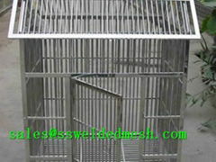 Stainless steel welded pet cage 