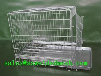 Stainless steel welded pet cage  2