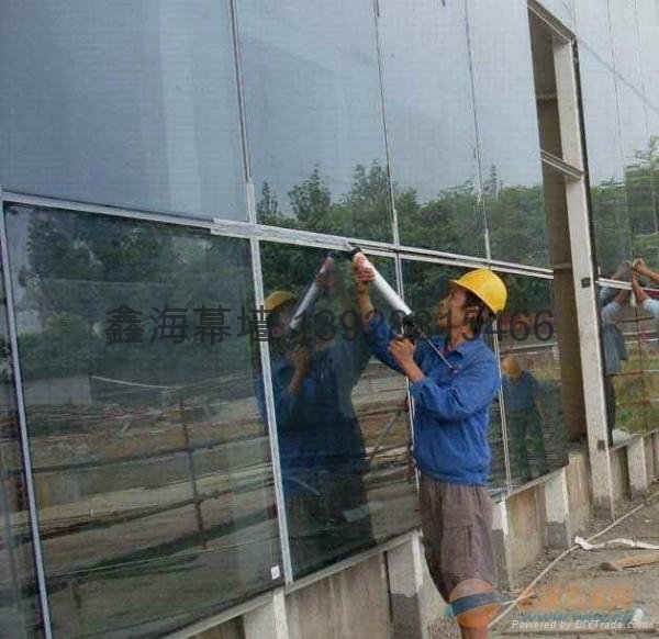 更换外墙玻璃高楼幕墙玻璃维护