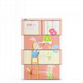 High quality/  Good price/ Foldable/ Plastic drawers cabinet  3