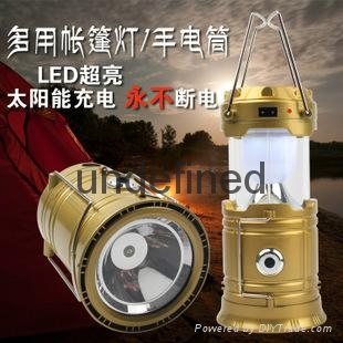 LED太陽能馬燈野營燈 2