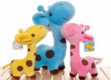 Blue Giraffe Plush Toys