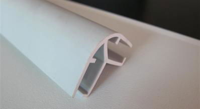 Plastic extrusion Profiles Type upvc extrusion profile /pvc profile for windows  3