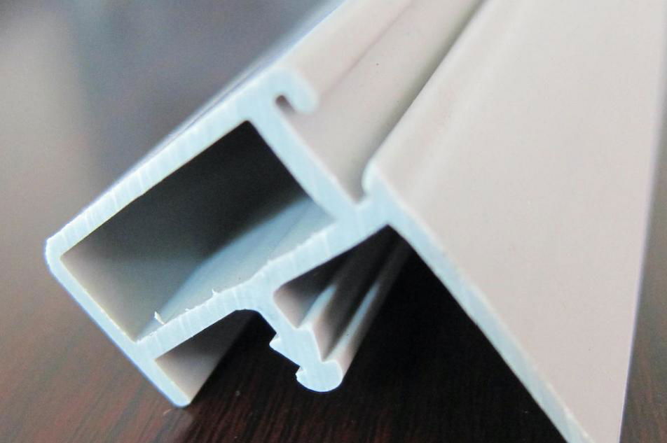 Plastic extrusion Profiles Type upvc extrusion profile /pvc profile for windows  4