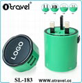 Dual USB Port 5V 2.4A PC Material Travel Charger