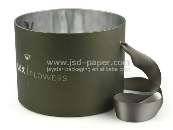 Embossing custom logo flower box wholesale