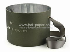 Embossing custom logo flower box wholesale