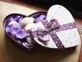 Heart shaped paper and paperboard material recycled gift box 3