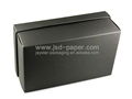 Cardboard box manufacturers matte black shoe box 1