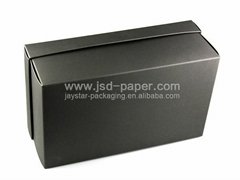 Cardboard box manufacturers matte black shoe box