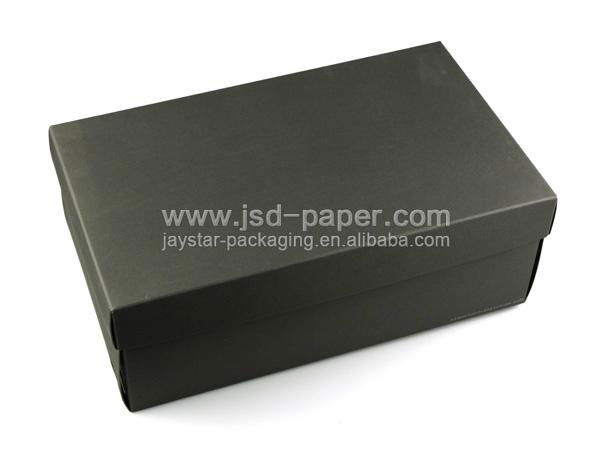 Cardboard box manufacturers matte black shoe box 3