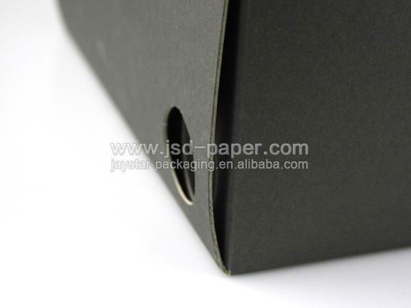Cardboard box manufacturers matte black shoe box 5