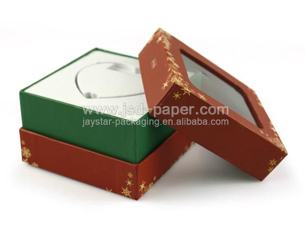 Custom cardboard jewelry box custom logo 5