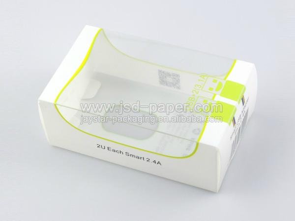 Plastic packaging box for USB 4