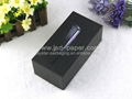 UV coating black cardboard packaging box