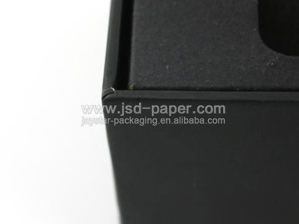 UV coating black cardboard packaging box for mobile 4