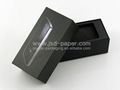 UV coating black cardboard packaging box for mobile 5