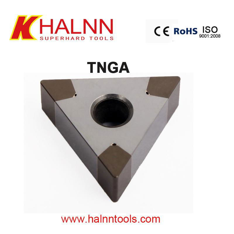 TNGA Bn-H20 for Hard turning insert from cbn manufacturer Halnn  3