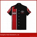 Custom embroidery 100% cotton pit crew F1 racing shirts for men(S56)