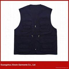 Guangzhou factory cheap price high quality stock workwear vest various colors