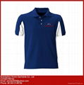 Custom cotton embroidery mens polo shirts(P03) 1